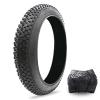 20x4.0/26x4.0 Inch E-Bike Fat Tire,Folding Bead Tire Puncture Proof Replacement Bicycle Accessories Compatible with Urban Street Mountain or 3-Wheel Bikes view 1
