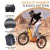 20x4.0/26x4.0 Inch E-Bike Fat Tire,Folding Bead Tire Puncture Proof Replacement Bicycle Accessories Compatible with Urban Street Mountain or 3-Wheel Bikes view 3