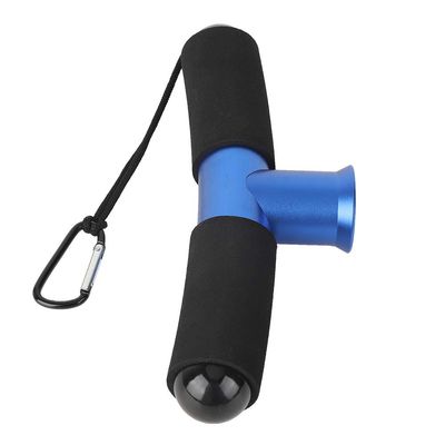 Aluminum Alloy Fishing Fighting Waist Belt Rod Holder, Ergonomic Design for Comfortable Fishing