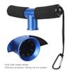 Aluminum Alloy Fishing Fighting Waist Belt Rod Holder, Ergonomic Design for Comfortable Fishing view 3