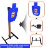 ATFLBOX 1/2 inch Thick AR500 Steel Target Stand System, 12" x 20" Torso Shooting Target with 2x4 Target Stand Kit view 2