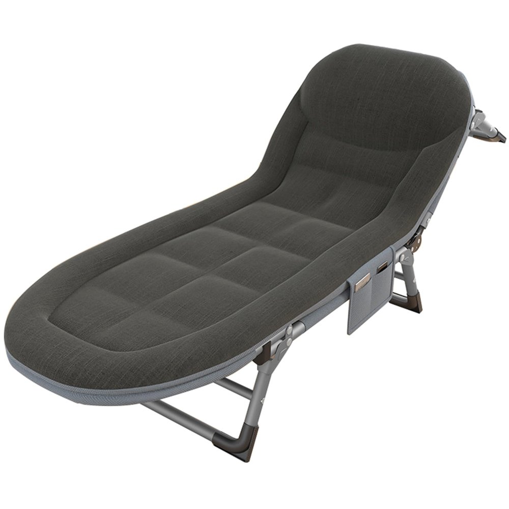 YOtat Folding Camping Cot for Adults Sleeping, 5Position Folding Chaise Lounge Chair, Camping Cot, Outdoor Portable Lounge Chair Sleeping Cots Bed, Outdoor and Indoor,A