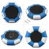 Inflatable Water Trampoline,10FT Recreational Water Bouncer w/Electric Inflator,Rope Ladder,Portable Bounce Swim Platform for Lakes,Pools,Calm Sea(3m) view 3