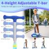 BELEEV Scooter for Kids Ages 3-12, 3 Wheel Folding Scooter for Toddlers Girls Boys, PU Light-Up Wheels, Adjustable Height, Lean to Steer, Three Wheel Kick Scooter for Children(Space Blue) view 2