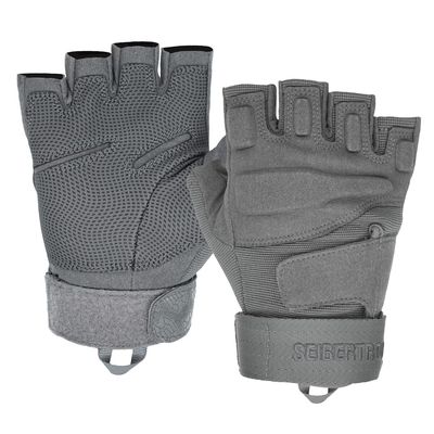 Seibertron S.O.L.A.G Youth Women Men Unisex XXS to XXL Fingerless/Half Finger Sports Outdoor Tactical Gloves Grey XXL