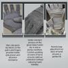 Seibertron Adult Or Youth S.O.L.A.G Sports Outdoor Water Resistant Full Finger Touchscreen Gloves Grey M view 4
