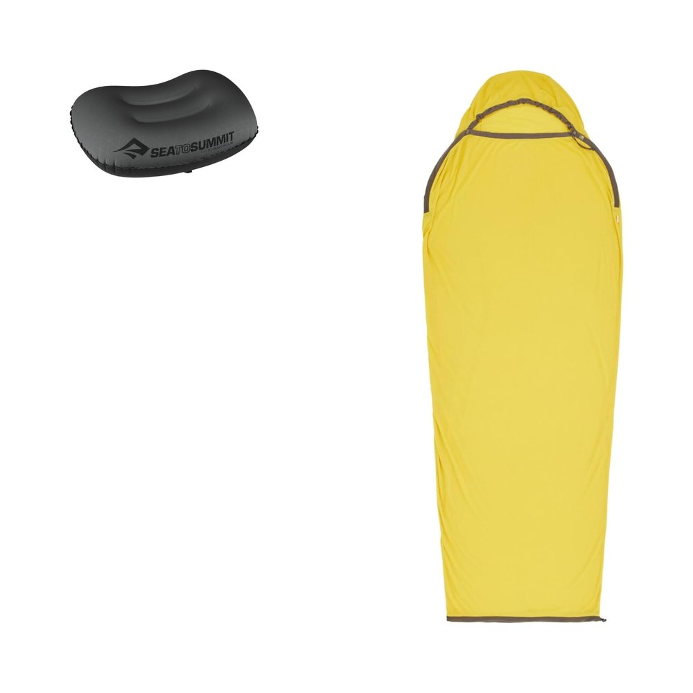 Sea to Summit Sleep System: Aeros Ultralight Pillow and Reactor Sleeping Bag Liner