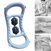 DYNWAVE Circles Workout Wheel Multifunctional Pilates Ring Training Circle Training Resistance, Fitness Training Equipment, Blue view 2