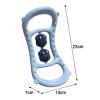 DYNWAVE Circles Workout Wheel Multifunctional Pilates Ring Training Circle Training Resistance, Fitness Training Equipment, Blue view 4