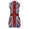 Zakqeik Women's Summer Sleeveless Polo-Shirt British Flag Dress for Girls Cute Skirts S view 2