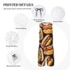 Mens Basketball Jerseys Fun Food Hot Dogs Uniform Suit Mesh Sports Jersey Outfits T-Shirt and Short Sets Black view 4