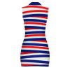 Zakqeik Women's Summer Sleeveless Polo-Shirt Flag,Color Dress for Girls Cute Skirts XS view 2