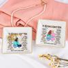 KEMEILA Custom Ceramic Jewelry Tray With Photo/Text Personalized Picture Trinket Dish Birthday Gifts For Daughter From Mom Ring Organizer with Golden Edged view 3