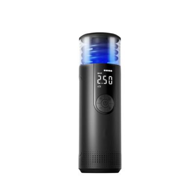 Balloon Pump Electric Pump for Inflatables Airbed Pump Inflatable Pump Air Mattress Small Wireless with Plug Car Bikes Intelligent Digital Display Cordless Rechargeable Portable (Black,6.5x21CM)