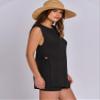 ANRABESS Women Summer 2 Piece Outfits Sleeveless Knit Sweater Top & Shorts Soft Lounge Sets Travel Beach 2026 Spring Clothes Black X-Large view 3