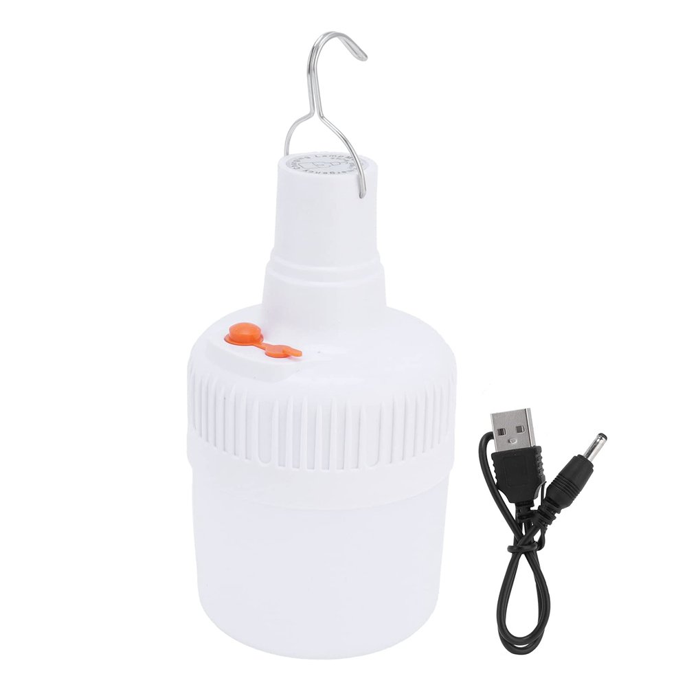 LED Camping Lantern 2 Lighting Modes High Brightness Rechargeable Lantern Low Power Consumption USB Charging LED Lamp for Outdoor Camping
