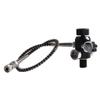 TUXING 6.8L 4500psi Carbon Fiber Air Tank Paintball Filling Station with Two Pressure Gauges Up to with 20Hose Paintball HPA Tank M18*1.5 view 3