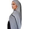 RLLJS Wome Headscarf Chiffon Print Long Muslim Hijab Modest Prayer Eid Hijabs Shawl Long Djellaba Prayer Garment Ramadan view 2