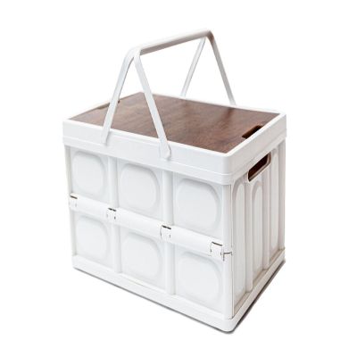 NZYMEIGU Camping storage box, outdoor multi-functional foldable camping lunch box, car sorting storage box portable