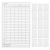 VANZACK 25pcs Golf Scorecards for Accurate Score Recording Coated Paper Golfing Accessory for Competitions and Practice Rounds view 1