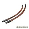 Deerseeker Archery ILF Recurve Limbs with Woograin Finish Laminated Recurve Limbs Short, Medium, Long Size for Traditional Competition Tournament 20-60lbs66" view 4