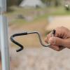 EVTSCAN Camping Lantern Hook Stainless Steel Anti Slip Rubber S Shape Multifunction Tent Lamp Hanger for Outdoor Pole Post Patio view 3