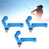 Yuecoom Fishing Rod Rest, Big Opening Plastic Flexible Fishing Support Holder Fish Rod Rest Gripper for Fishing Tool Accessory(Blue) view 2