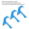 Yuecoom Fishing Rod Rest, Big Opening Plastic Flexible Fishing Support Holder Fish Rod Rest Gripper for Fishing Tool Accessory(Blue) view 4