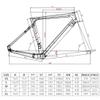 HIMALO 700C Carbon Road Bike Frameset 46/48/50/52cm C Brake Frame Broken Wind Bike Frame QR 100mm/130mm Lightweight Bicycle Frame Set Full Internal Routing (Size : 46CM) view 2