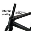 HIMALO 700C Carbon Road Bike Frameset 46/48/50/52cm C Brake Frame Broken Wind Bike Frame QR 100mm/130mm Lightweight Bicycle Frame Set Full Internal Routing (Size : 46CM) view 3