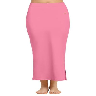 TRENDMALLS Saree Shapewear Petticoat for Women, Cotton Blended, petticoat,Skirts for Women, shape wear dress for saree Rose Pink