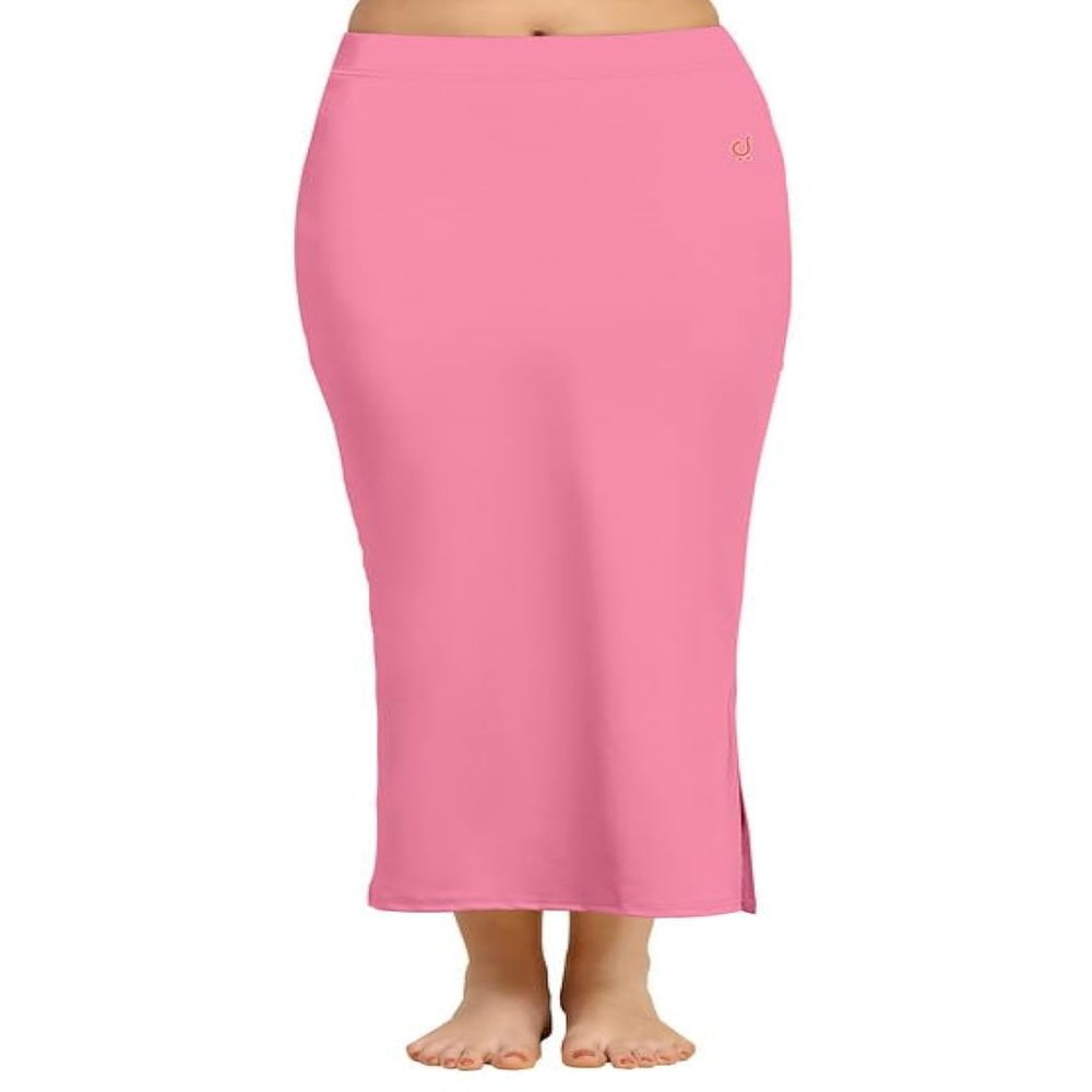 TRENDMALLS Saree Shapewear Petticoat for Women, Cotton Blended, petticoat,Skirts for Women, shape wear dress for saree Rose Pink
