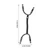 VANZACK Hockey Helmet Chin Strap Set, Replacement Helmet Chin Strap with Stainless Steel Snap -Ice Hockey Chin Strap Replacement Parts view 2