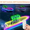 ROLiGHTiC Marine Submersible Boat LED Strip Lights, 66FT IP68 Waterproof Underwater Boat RGB Lights, Boat Deck Light, Under Boat Lights for Night Fishing Pontoon Boats, RF/APP Control view 3