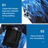 FT FENTENG Mens Swim Trunks with Compression Liner, Blue Flame Men Bathing Suit Swimming Trunks 9 inch Inseam Board Shorts Men's Swimwear, 4 Way Stretch Beach Shorts Quick Dry Swimsuits, XXL view 3