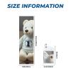 YYHWHJDE Cold Exercise Towel 12x40 in Ice Towel Soft Breathable Chilly Towel for Yoga Sport Running Gym Workout Fitness Cute Milk Bottle Bear Pattern view 2