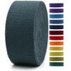 2" & 1.5'' & 1" Cotton Webbing - 5 Yards - 50+ Colors -%100 Natural Cotton - Turkish Woven - Heavy Duty 1 Inch 1.5 Inch 2 Inch Canvas Webbing for Sewing Straps Bags Climbing Indoors Craft DIY 11545 view 1