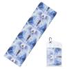 YYHWHJDE Cold Exercise Towel 12x40 in Ice Towel Soft Breathable Chilly Towel for Yoga Sport Running Gym Workout Fitness Supernatural Inspiration Printing, Black view 1