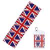 YYHWHJDE Cold Exercise Towel 12x40 in Ice Towel Soft Breathable Chilly Towel for Yoga Sport Running Gym Workout Fitness UK Flag Printing, Black view 1