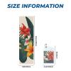 YYHWHJDE Cold Exercise Towel 12x40 in Ice Towel Soft Breathable Chilly Towel for Yoga Sport Running Gym Workout Fitness Tropical Flowers Pattern view 2