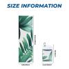 YYHWHJDE Cold Exercise Towel 12x40 in Ice Towel Soft Breathable Chilly Towel for Yoga Sport Running Gym Workout Fitness Tropical Palm Tree Leaves Watercolor Pattern view 2