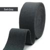 2" & 1.5'' & 1" Cotton Webbing - 5 Yards - 50+ Colors -%100 Natural Cotton - Turkish Woven 1 Inch 1.5 Inch 2 Inch Dark Gray Canvas Webbing for Sewing Straps Bags Climbing Indoors Craft DIY 11525 view 4