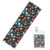 YYHWHJDE Cold Exercise Towel 12x40 in Ice Towel Soft Breathable Chilly Towel for Yoga Sport Running Gym Workout Fitness Floral Pattern Printing view 1