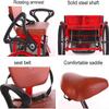 Adult Tricycle, Adult Trikes for Shopping Travel 3 Wheel Tricycle, 20 Inch Three-Wheeled Bicycles Cruise Trike with Back Seat Shopping Basket Go Carts for Leisure Picnics Pedal Bikes City Bike view 4