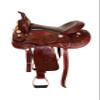 COLTORO Western Cowhide Leather Barrel Racing Horse Saddle Tack Size 15 Inch Seat Set (Brown) view 1