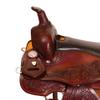 COLTORO Western Cowhide Leather Barrel Racing Horse Saddle Tack Size 15 Inch Seat Set (Brown) view 4