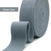 2" & 1.5'' & 1" Cotton Webbing - 5 Yards - 50+ Colors -%100 Natural Cotton - Turkish Woven - Heavy Duty 1 Inch 1.5 Inch 2 Inch Canvas Webbing for Sewing Straps Bag Climbing Indoors Craft DIY 11564 view 4