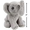 Rhode Island Novelty 5" Buttersoft Small World Elephant view 3