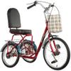 HAOKAZLBR Adult Tricycle, Adult Trikes for Shopping Travel Mini Adult Tricycle Trike Three Wheels Bicycle with Front Rear Large Basket Seniors Men Women Picnics & Shopping 3 Wheel Bike Trike view 1