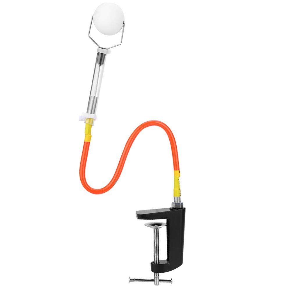 POENVFPO Training Robot, Table Tennis Training Robot Pingpong Ball Training Machine Fixed Rapid Ball Clip for Stroking